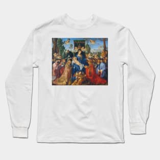 Feast of Rose Garlands by Albrecht Durer Long Sleeve T-Shirt